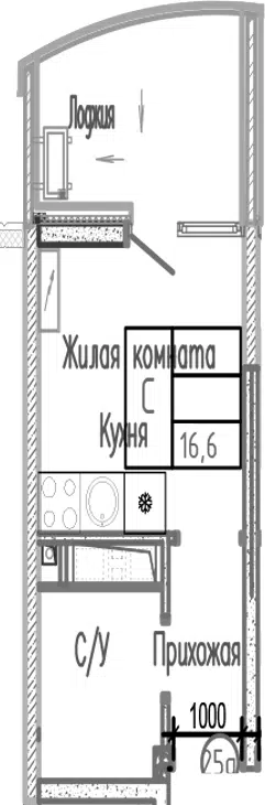 Планировка Студии