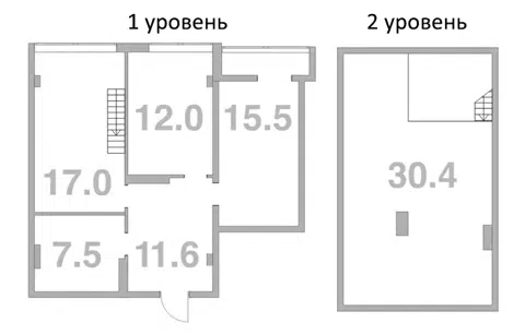 Планировка 2-к.кв