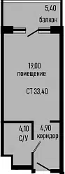 Планировка Студии