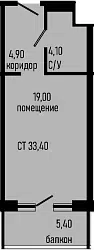 Планировка Студии