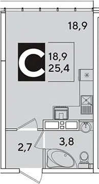 Планировка Студии