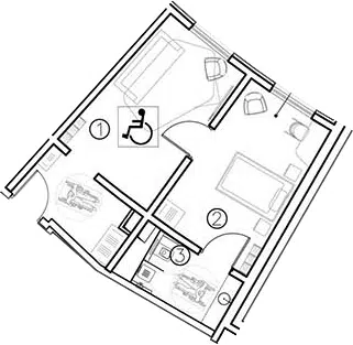 Планировка 2-к.кв