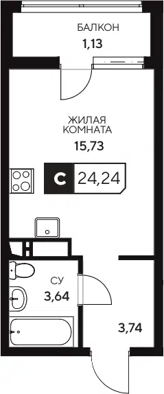 Планировка Студии