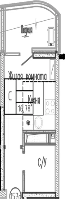 Планировка Студии