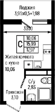 Планировка Студии