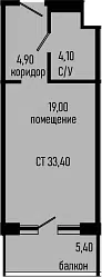 Планировка Студии