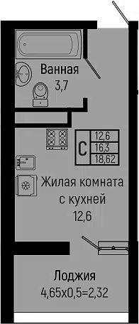 Планировка Студии