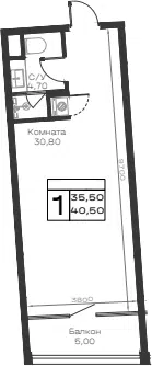 Планировка Студии
