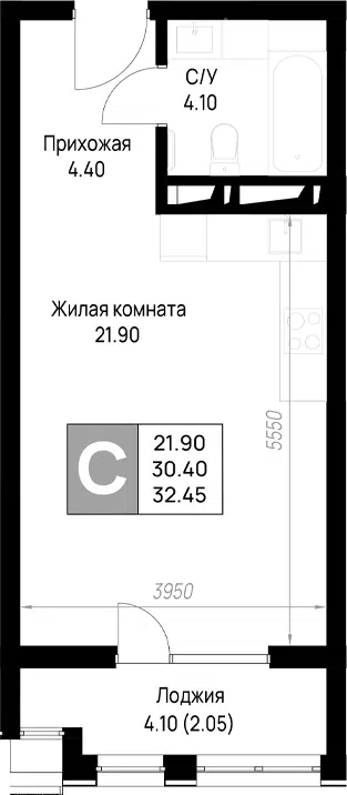 Планировка Студии