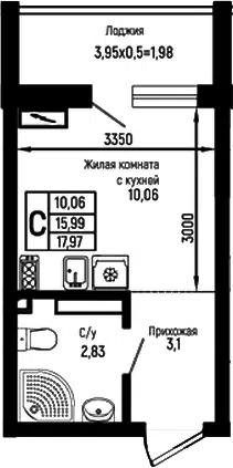 Планировка Студии