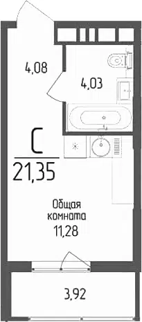 Планировка Студии