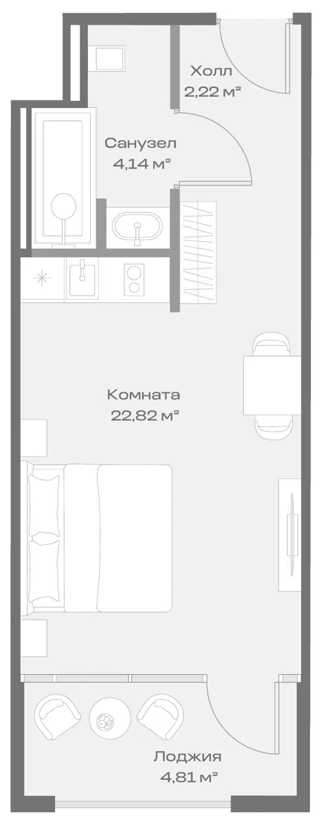 Планировка Студии