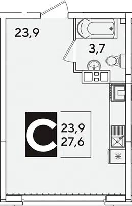 Планировка Студии