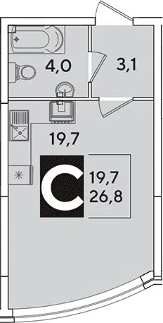 Планировка Студии