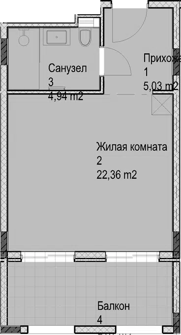 Планировка Студии