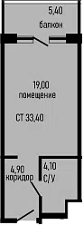 Планировка Студии