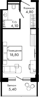 Планировка Студии
