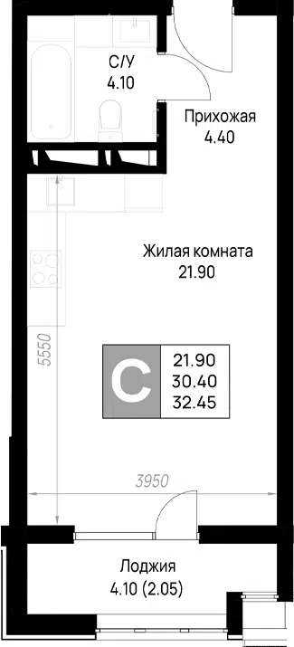 Планировка Студии
