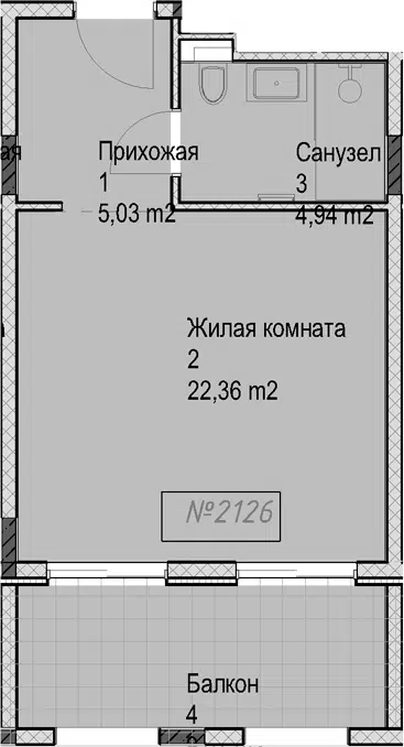 Планировка Студии