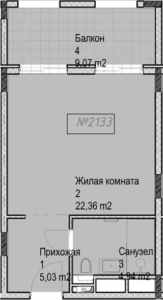 Планировка Студии