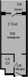 Планировка Студии