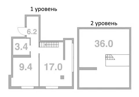 Планировка 1-к.кв