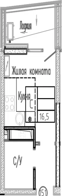 Планировка Студии