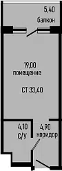 Планировка Студии