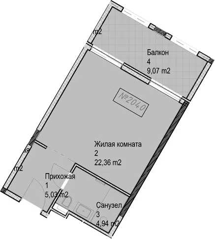 Планировка Студии