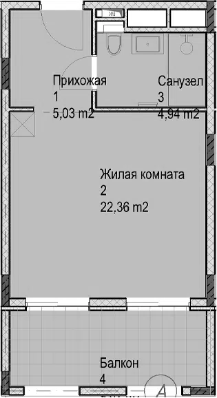 Планировка Студии
