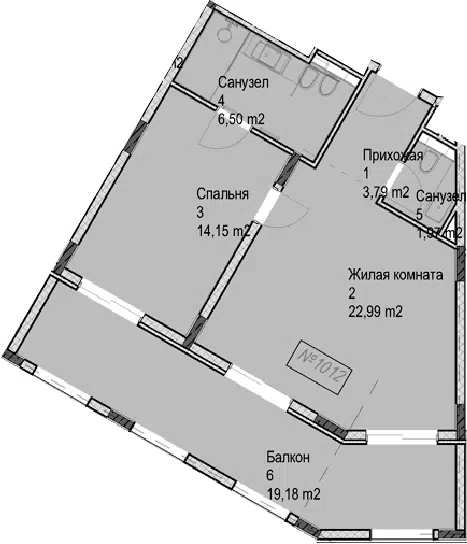 Планировка 2Е-к.кв