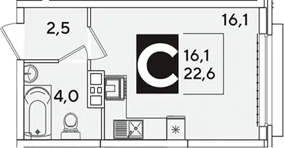 Планировка Студии