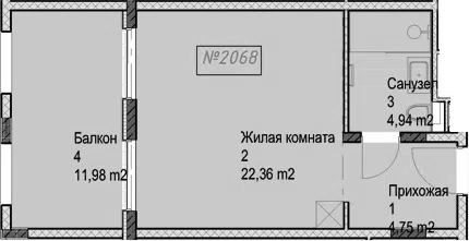 Планировка Студии