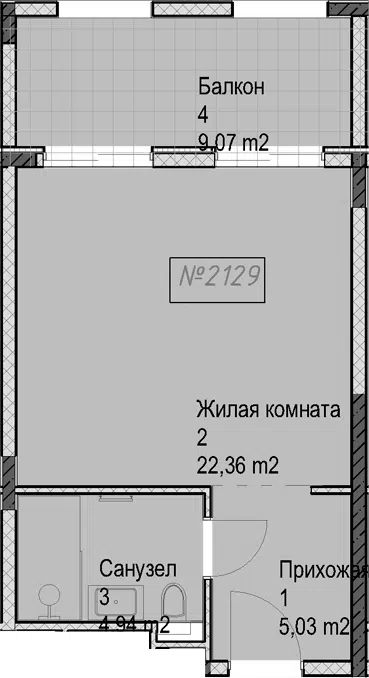 Планировка Студии