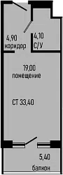 Планировка Студии