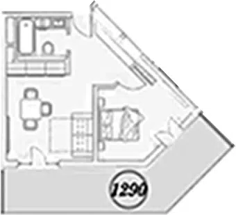 Планировка 2Е-к.кв