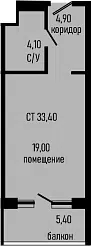 Планировка Студии