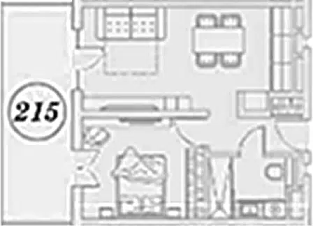 Планировка 2Е-к.кв