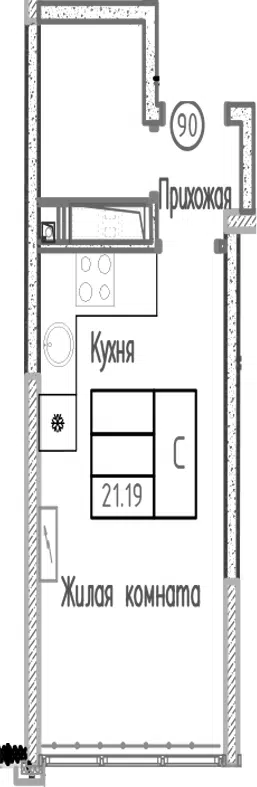 Планировка Студии