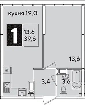 Планировка 2Е-к.кв