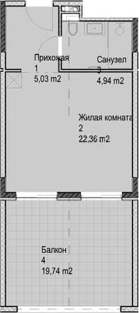 Планировка Студии