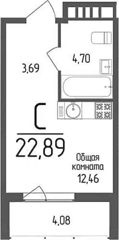 Планировка Студии