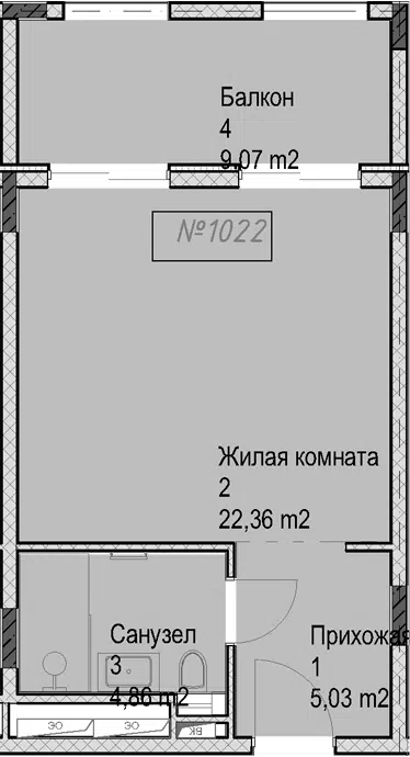 Планировка Студии