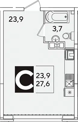 Планировка Студии