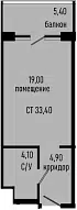 Планировка Студии