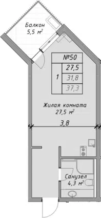 Планировка Студии