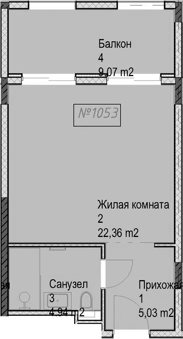 Планировка Студии