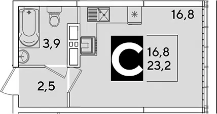 Планировка Студии