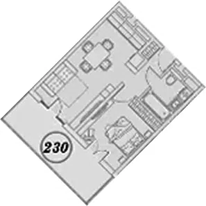 Планировка 2Е-к.кв
