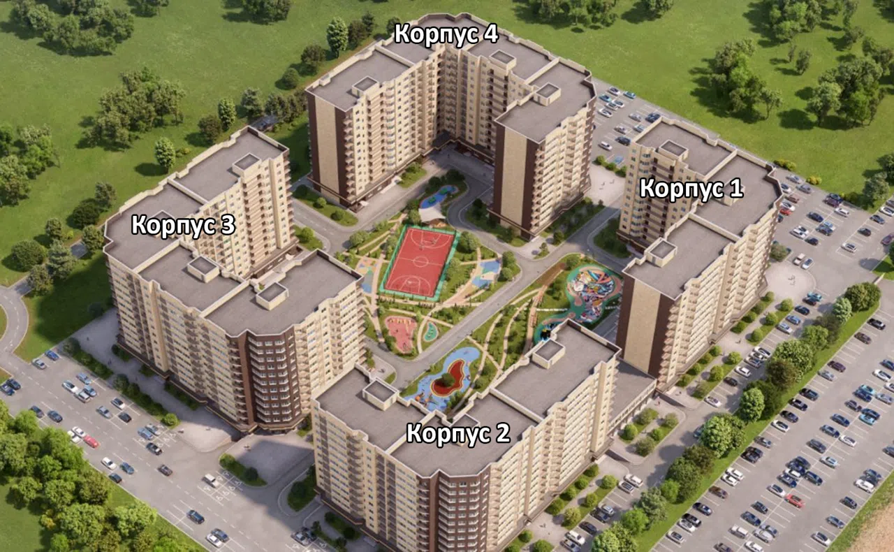 Генплан ЖК Красина
